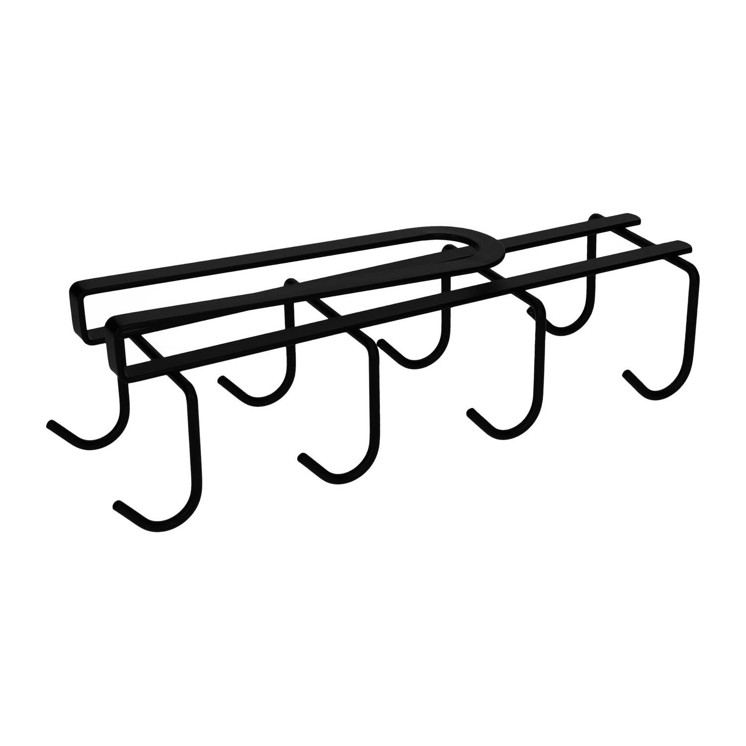 QUVIO Mokkenhouder Hangend - Metaal - Zwart