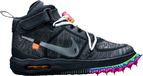 Nike Air Force 1 Mid Off-White Black/Clear Black - Unisex - EU 44.5