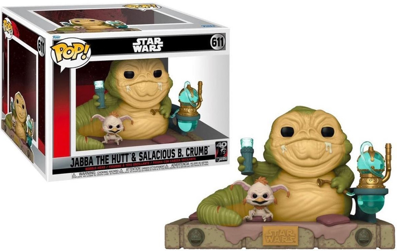 Funko Pop! Moment - Star Wars 40th Jabba With Salacious #611