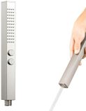 Unyqoos® Douche de tête à économie d'eau avec double fonction et pulvérisateur anticalcaire