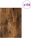 vidaXL Decorpanelen 150 st gerookt eiken 15 x 21 x 0,27 cm