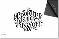 Dietrix Inductie beschermer 81x52 - Quotes - Cooking is my Passion Wit