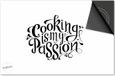 Dietrix Inductie beschermer 81x52 - Quotes - Cooking is my Passion Wit