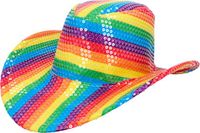 Boland Hoed cowboy Pride Multi - 59 cm - Volwassenen - Unisex