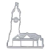 Städter stempeluitsteker, uitsteekvorm, roestvrij staal, zilver, 10 cm