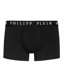 Philipp Plein Boxershorts 'Skull' noir / blanc