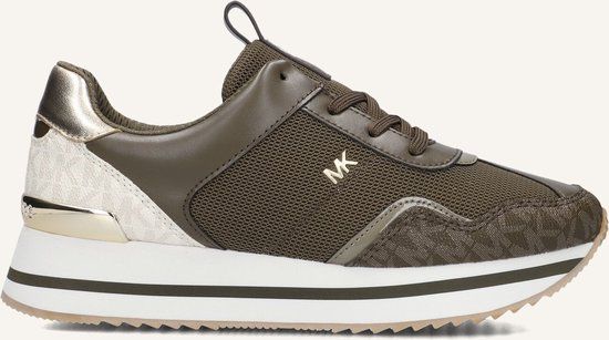 Michael Kors Raina Trainer Sneakers - Dames - Groen - Maat 42,5