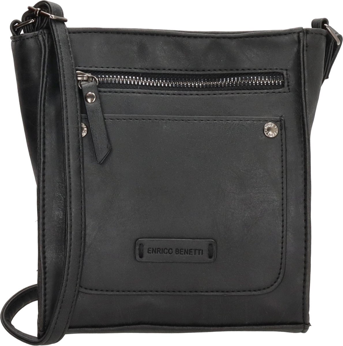 Enrico Benetti Bobbi 66591 Schoudertas crossbody tas - Zwart