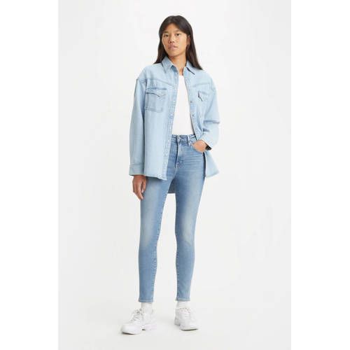 Levi's 721 High Waist Skinny Jeans - Light Blue Denim