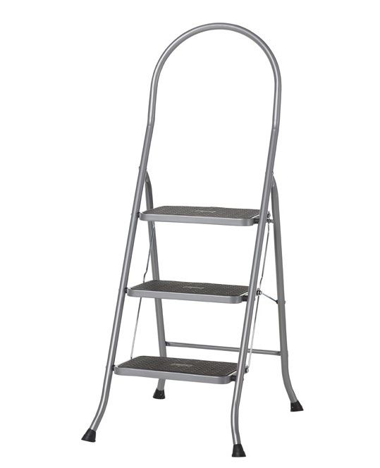 Altrex Cromato Huishoudtrap - 3 treden - Werkhoogte 2.70m - Zilver