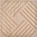 Vevor Set van 12 3D Behang Slat Wandpanelen 50x50cm 2.97m² PVC Licht Hout
