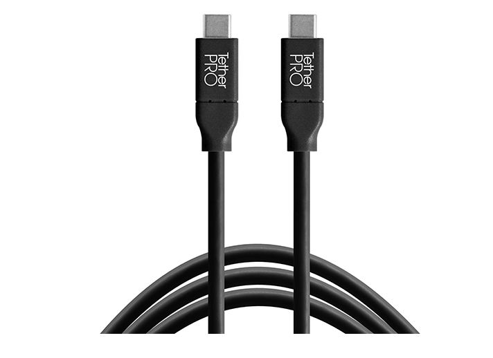 Tether Tools TetherPro USB-C to USB-C 4.6m - Zwart