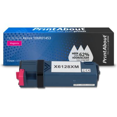 PrintAbout Huismerk Xerox 106R01453 Toner Magenta - Magenta - 2750 pagina's - Compatibel