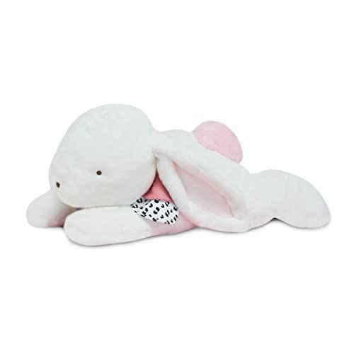 Doudou et Compagnie Happy Blush Knuffeldier Haas Roze 80 cm - DC3856