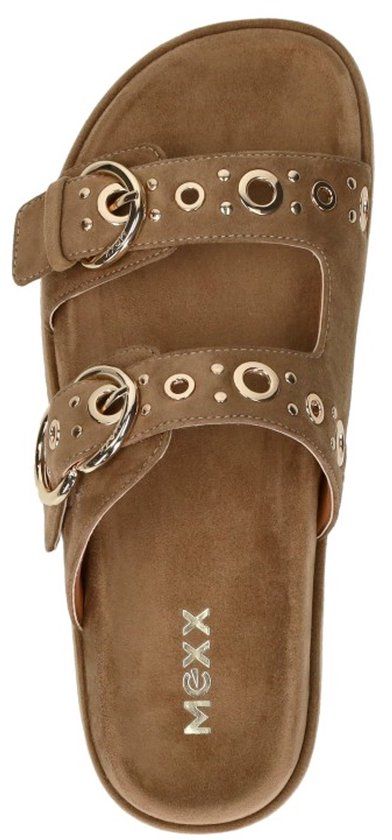 Mexx Toma Sikiel Slippers - Dames - Camel - Maat 40