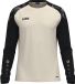 Jako Sonic Longsleeve Heren - Off White / Zwart | Maat: S