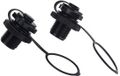 Allecto plus - Valve gonflable, 2 pièces, bouchon de valve de rechange pour bateau pneumatique, radeau, piscine, bateau avec valves à air