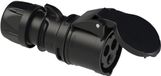 PCE CEE 32 A/240 V prise 3 pôles, noir – SHARK-Serie