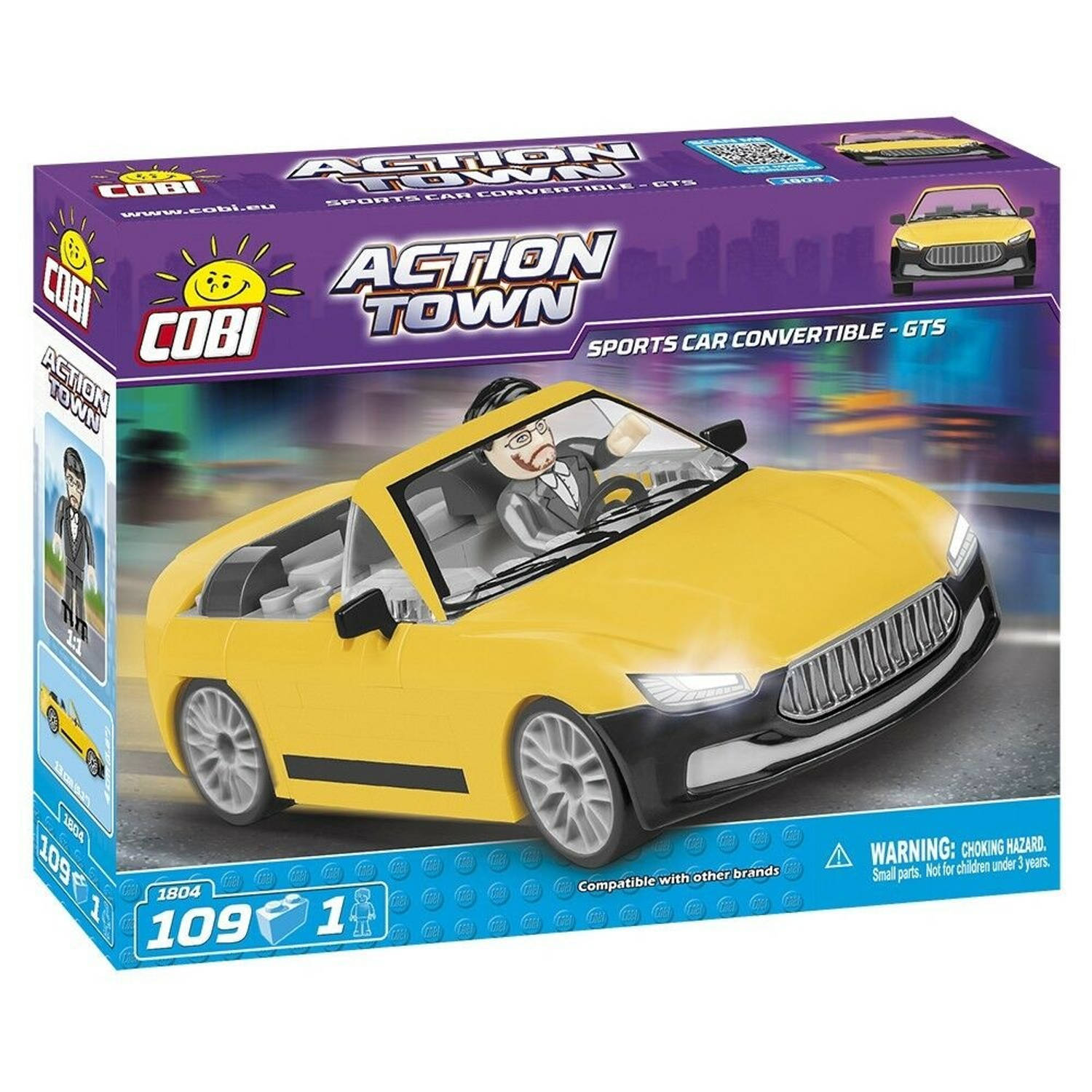 Cobi 109 Pcs Action Town /1804/ Sports Car Convertibl