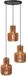 QAZQA Felt Retro Hanglamp Oranje