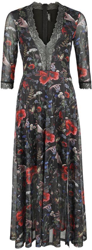 Jawbreaker Night Meadow Maxi Dames Maxi-jurk - meerkleurig - XS