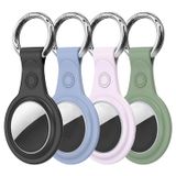 Dux Ducis Étui Apple AirTag 1/2 en TPU avec porte-clés - 4 pièces