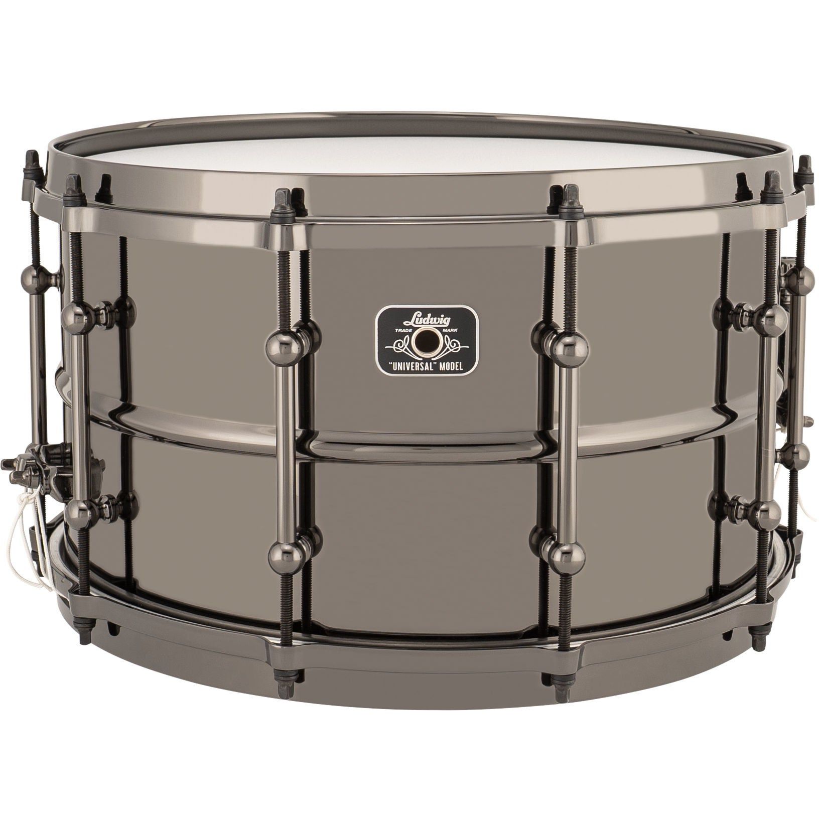 Ludwig LU0814 Universal Metal "Black-to-Black" Brass 14 x 8 inch Snare Drum