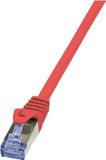 LogiLink Cat6a S/FTP, 2m netwerkkabel S/FTP (S-STP) Rood