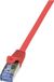 LogiLink Cat6a S/FTP, 2m netwerkkabel S/FTP (S-STP) Rood