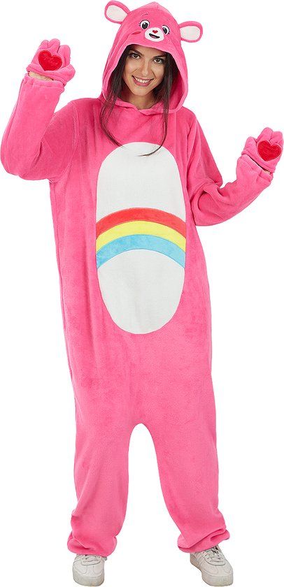 Funidelia | Lachbeertje Kostuum - Troetelbeertjes Care Bears - Roze - Maat M/L - Unisex