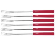 Spring Basic 2890295606 Kaasfonduevorken Set van 6 Rood