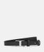 LIEBESKIND BERLIN Leren Riem Lora Small Pebble Belt 1,9 CM W85 Black Zwart