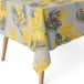 ECOMMERC3 Vlekafstotend tafelkleed voor rechthoekige tafel, afmeting 260 x 140 cm, vuilafstotend tafelkleed, extra zacht en waterdicht, grijs
