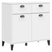 vidaXL Dressoir VIKEN 80x40x80 cm bewerkt hout wit