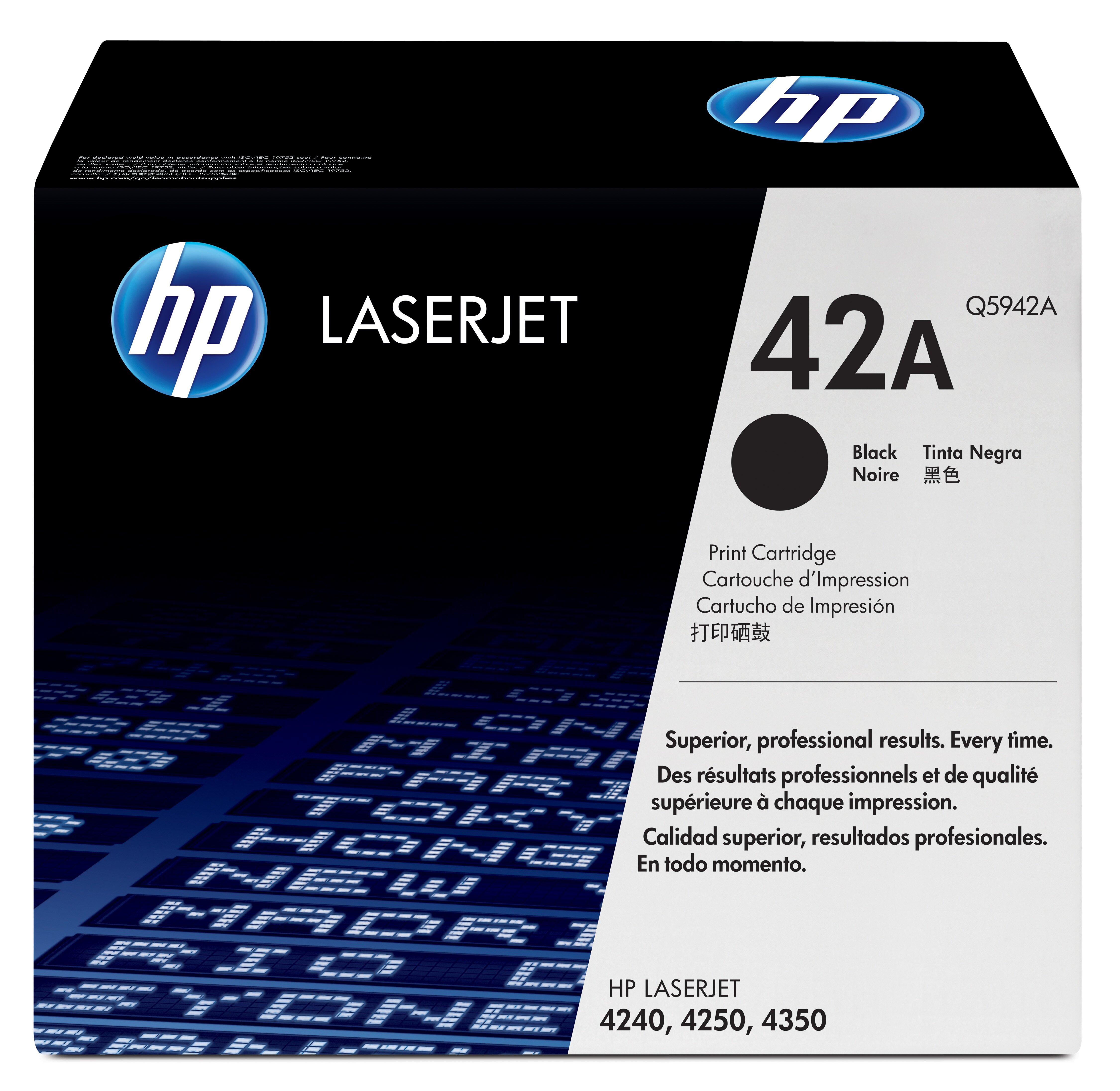 HP 42X High Yield Black Original LaserJet Toner Cartridge