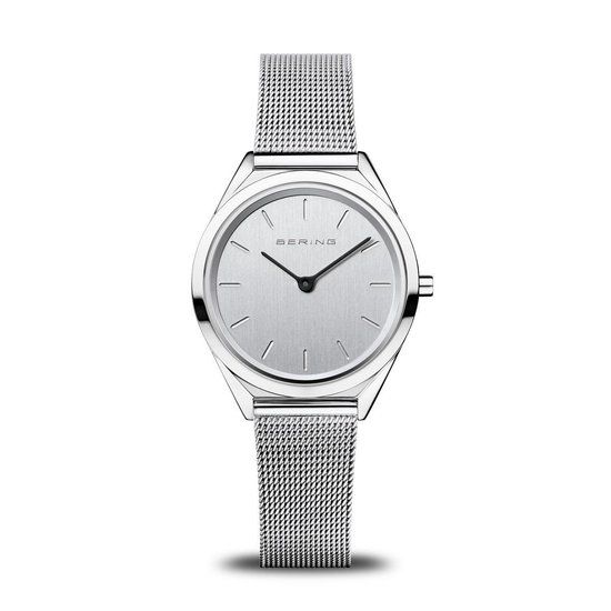 Bering Unisexhorloge 17031-000 - Zilverkleurig - Saffierglas - Staal - Quartz