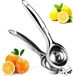Merkloos Hand Juicer Citrus Juicer Manual - Anti-Bite Agent - Heavy Juicers - Manual 7 cm Diameter - Kitchen Bar Restaurant - Safe and Durable - Yellow