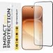 Techsuit Film de protection d'écran pour Honor 600 Pro / 600, Verre trempé, Full Glue, Noir