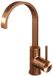 Brauer Copper Edition Hoge Opbouw Wastafelmengkraan met Draaibare Platte Uitloop Model A Koper Geborsteld PVD