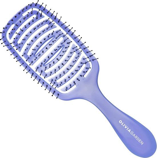 Olivia Garden PRIDE iDetangle Brush - Medium Blue - 1 pc