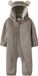 NAME IT NBNMADA08 SUIT SOLID FO Ski Jas Unisex Silver Mink Effen 74/80