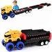 Camion jouet - Voiture de course pliable - 12 voitures - Camion de transport