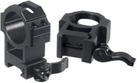 UTG Unisex Samlingsringen Utg Max Strength Grade Quick Detalch Picatinny Rings: 2 stykker, 30 mm Diam, Hejprof bevestigingsklemmen, Zwart, One Size EU