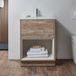 Hudson Reed Hoxton Meuble de salle de bain avec niche – 61,2 cm – Avec lavabo effet marbré – Chêne – Design moderne