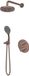 Hotbath Buddy IBS12A set de douche encastrée thermostatique avec 2 voies robinet d'arrêt-inverseur