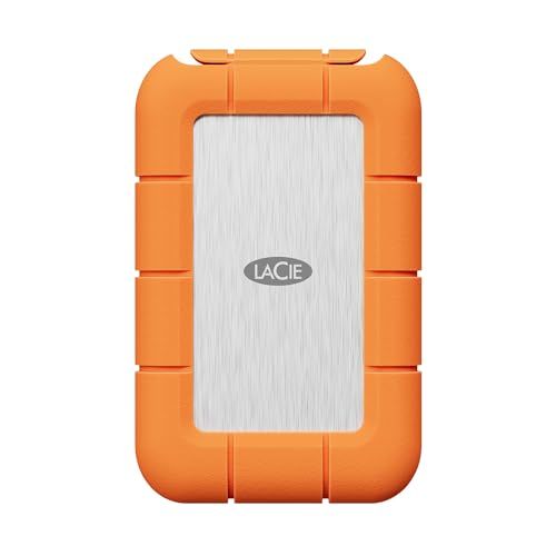 LaCie Rugged SSD4 4TB, 40Gbps USB-C, Orange, Data Rescue Service (STND4000400)