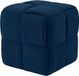 CLP Poef Forinta - hocker - vierkant - blauw