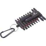 TOOLCRAFT TO-10911216 Jeu de 20 embouts Plat, Phillips, Pozidriv, Douille (hexagonale), T+ Incl. porte-embout