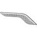 HELLA 2BA 013 334-071 Knipperlicht - Shapeline Style Wing - LED - 24/12V - Geschroefd/Opbouw - Lenskleur: Transparent - Stekker: AMP - 2-polig - Links voor - Aantal: 1