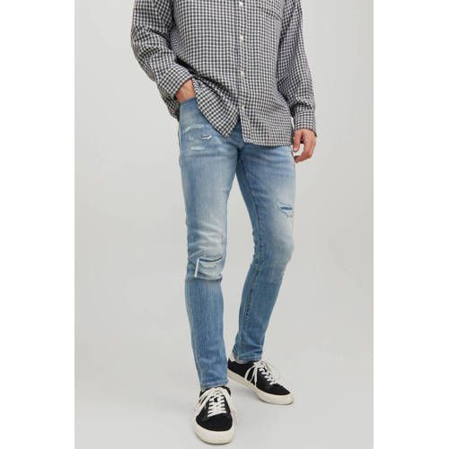 JACK & JONES Jeans Intelligence Slim Fit Jeans JJIGLENN - Blue Denim
